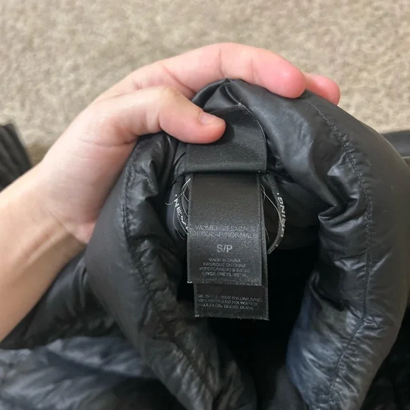 The North Face 700 Women's Black Puffer Trench Coat Jacket Size Small Full Zip S - Picture 12 of 15